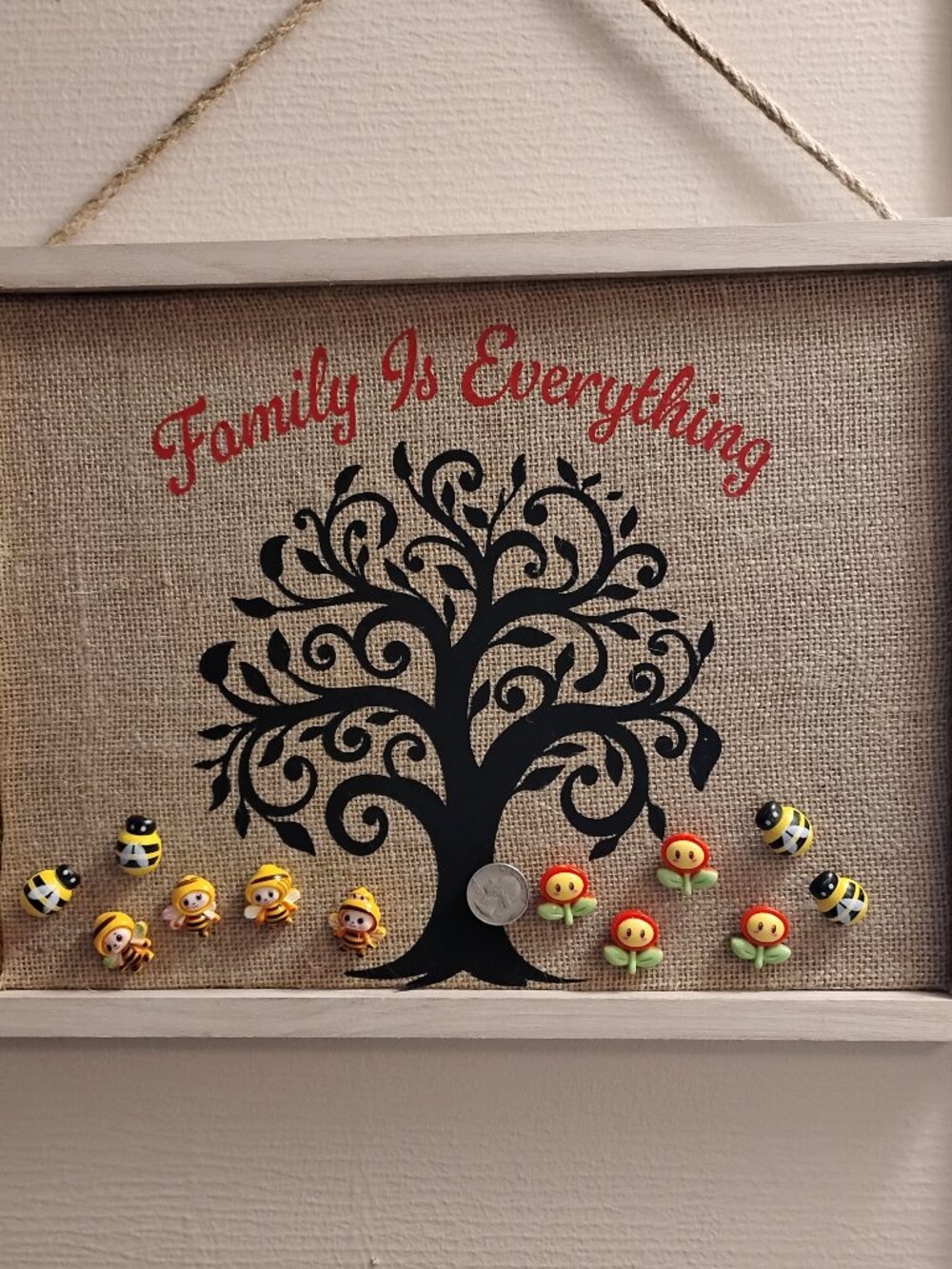 12 Pc Flower Kids & Bees Decorative Memo Bulletin Board Push Pins